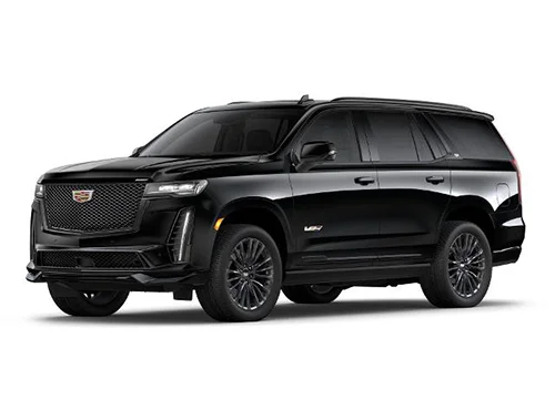 Black Cadillac Escalade SUV